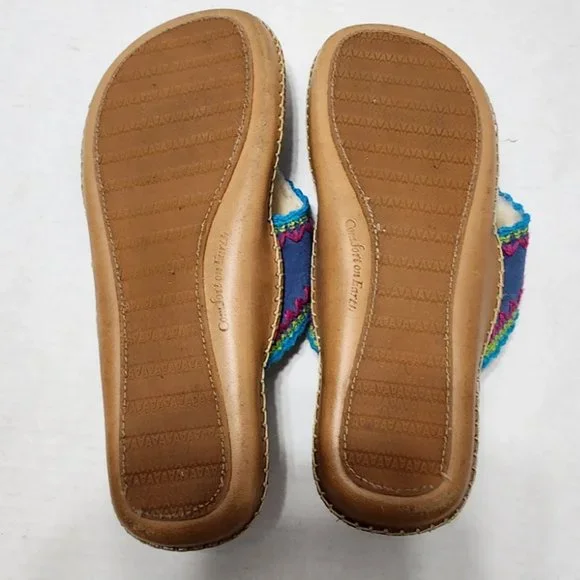 Acorn Thong Sandal with Sheepskin Lining - Size 9 - Picture 7 of 8